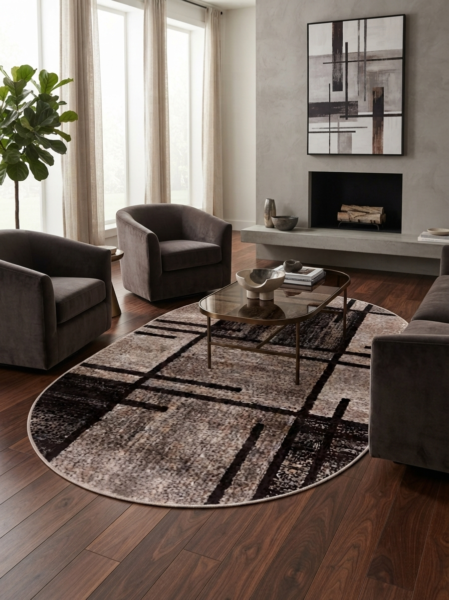 Espresso (02239 Beige/D. Brown) Овал